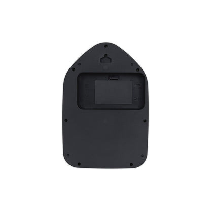 Wandklok huisvorm 29 cm wit