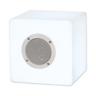 Bluetooth speaker kubus met LED kleurwisselaar metaal plastic