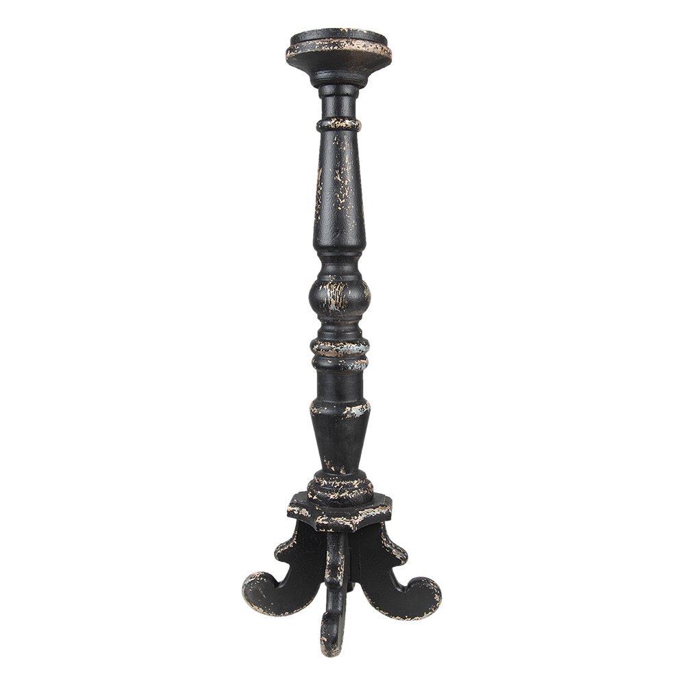 Kandelaar 65 cm hout zwart