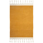 LISBOA MUSTARD contemporary cotton rug