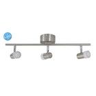 Malaga Three LED Wall and Ceiling Spot Blank Steel Modern