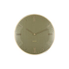 Wandklok 35 cm ijzer groen