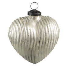 Christmas bauble 9x4x10 cm Silver Glass Christmas Decoration