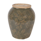 Vase Ø 13x15 cm Green Ceramic