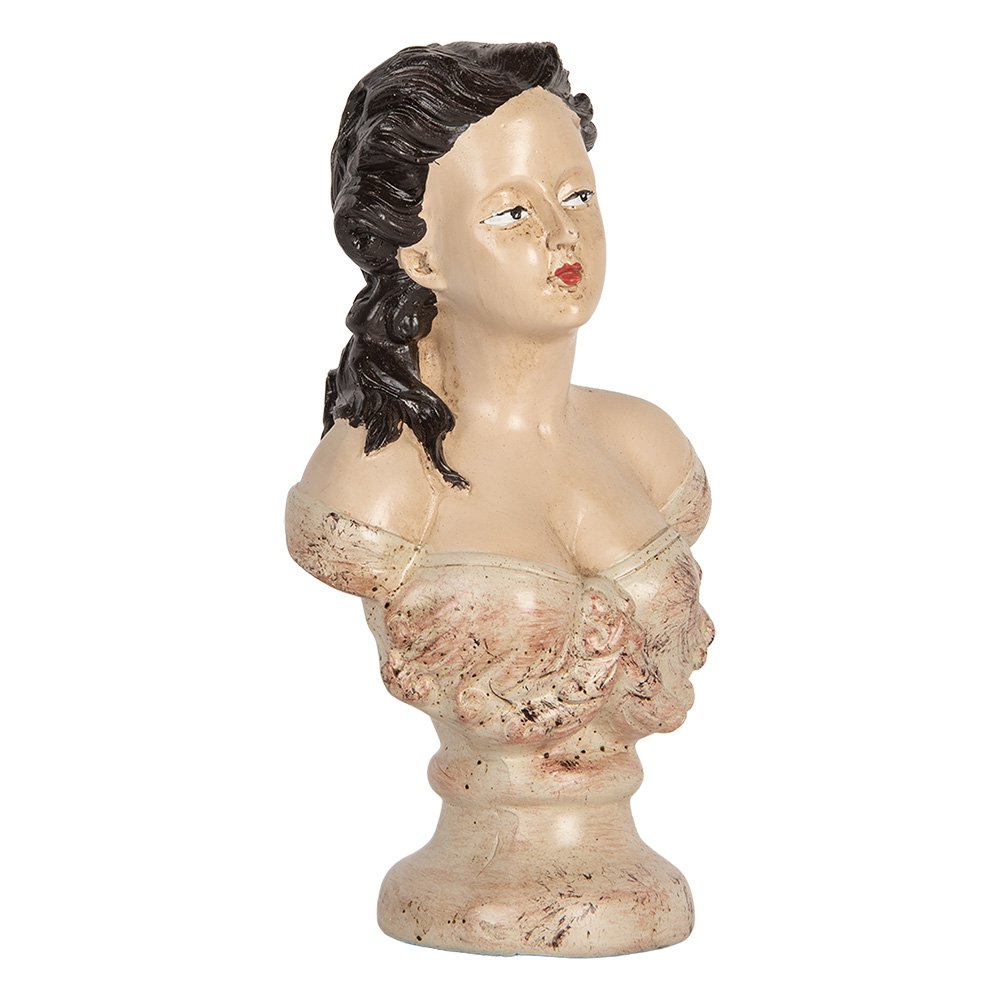 Decoration Figurine Woman 12x8x20 cm Beige Plastic