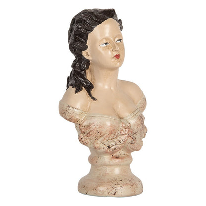 Decoration Figurine Woman 12x8x20 cm Beige Plastic