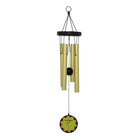 Windgong 60 cm geel hout aluminium