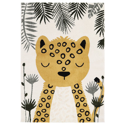 Kinder tapijt luipaard 120x170 cm velours