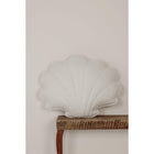 'White' linen shell pillow