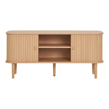 Nikko TV Cabinet Natural MDF Grained 113x40x51.5 Cm With Storage