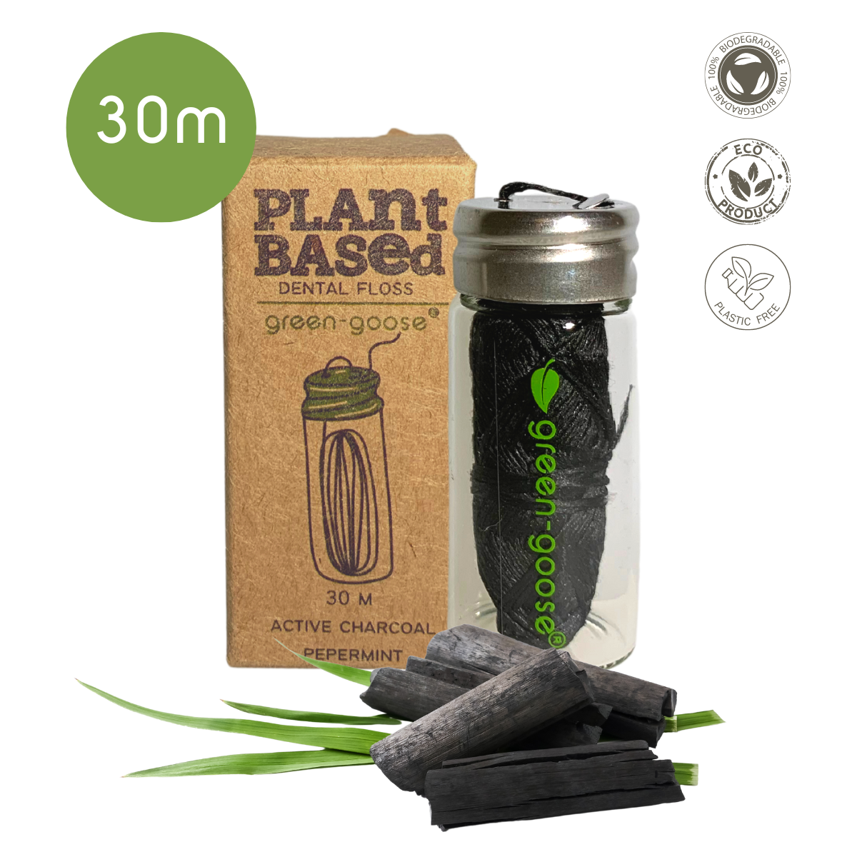 green-goose bio-based flosdraad met 3 navullingen