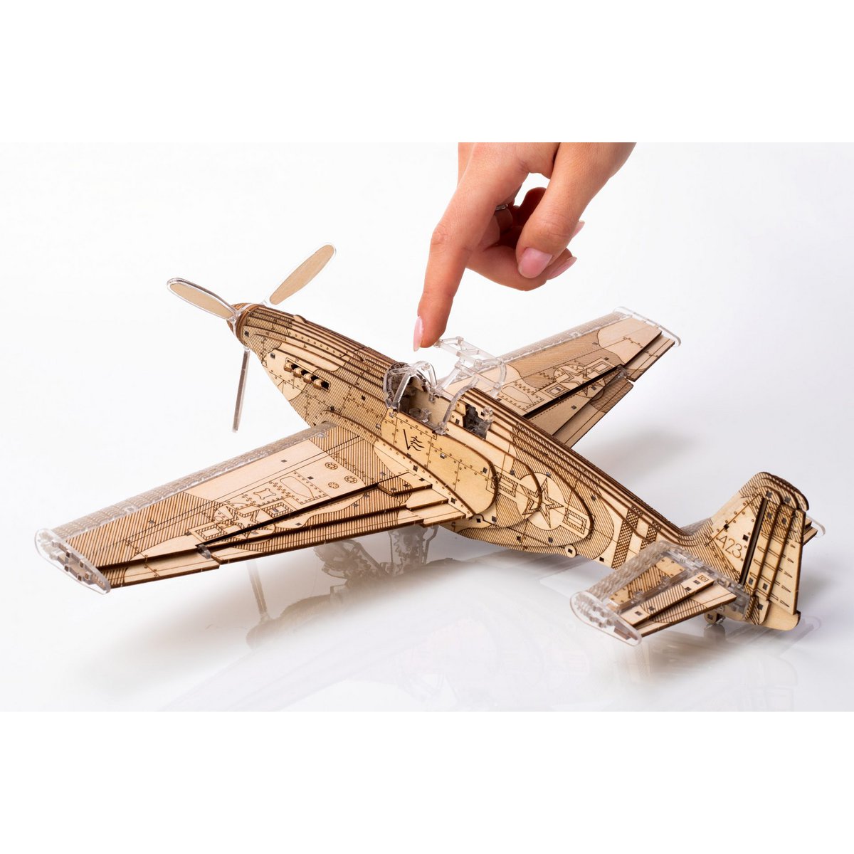 Modelbouwset Veter Speedfighter AKV04 35x13,5x30 cm hout kunststof
