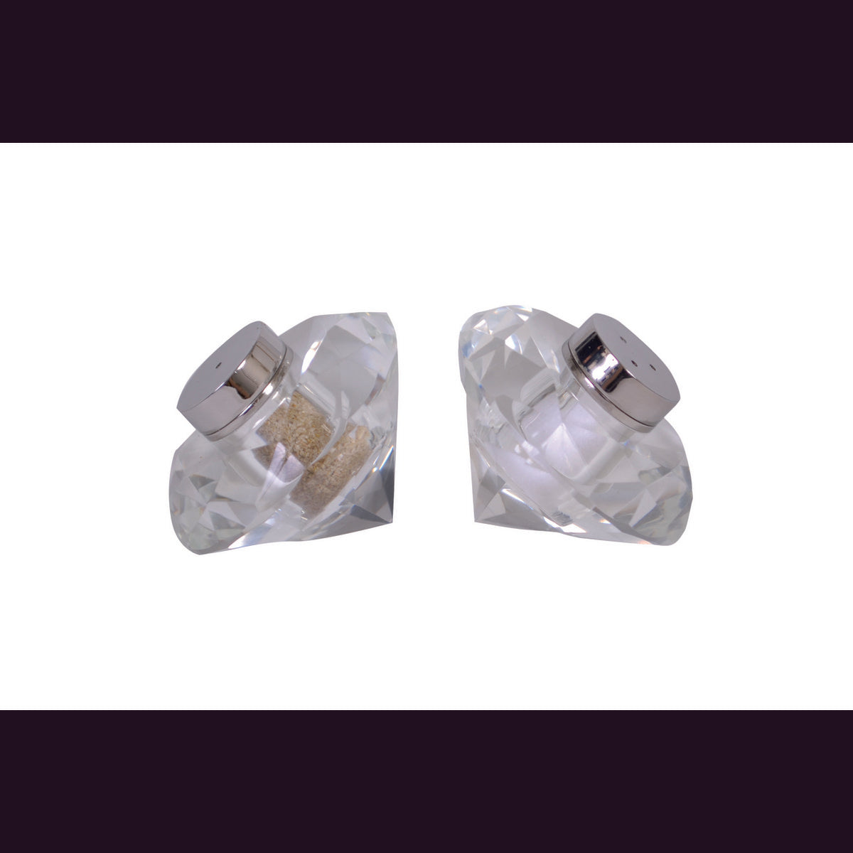 Salt and pepper crystal 7 cm