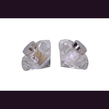 Salt and pepper crystal 7 cm