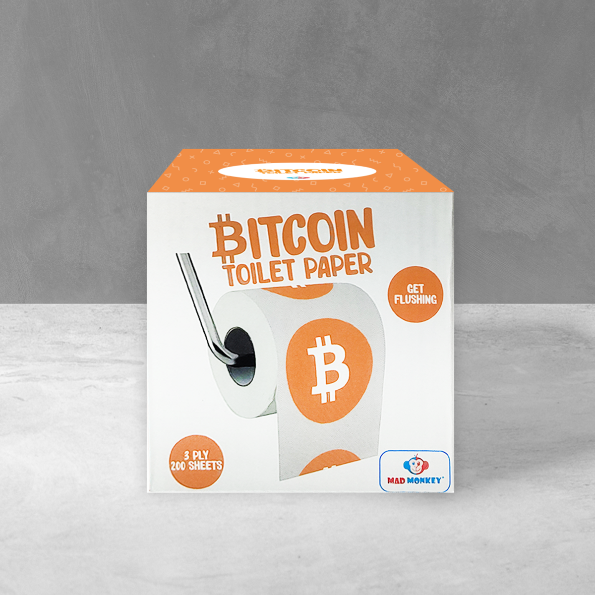 Bitcoin-designed toilet paper