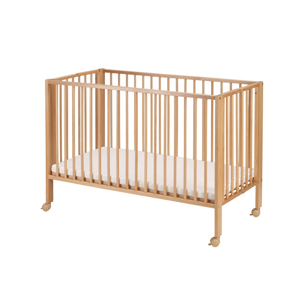 tiSsi reisbed opklapbed 120x60 cm beukenhout