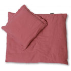 Bedset poppen 44x37 cm oudroze