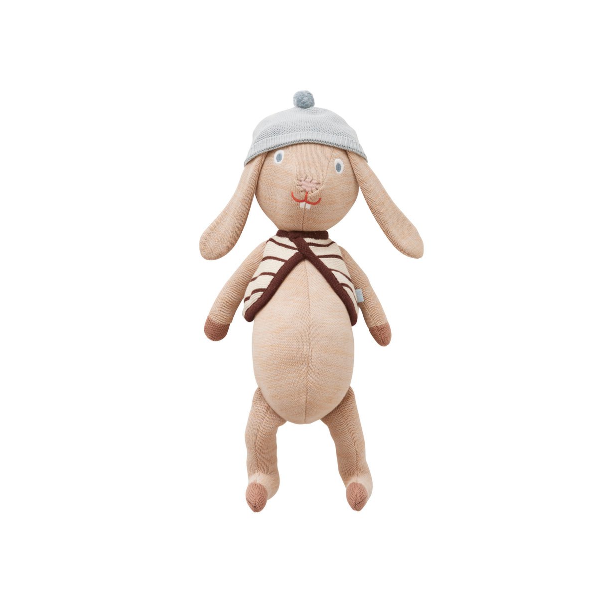 Knuffel konijn licht khaki 43 cm