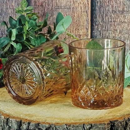 Waterglas 280 ml bruin glas