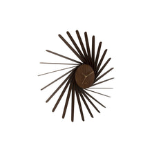 Wandklok Helix XL 50 cm houtfineer zwart