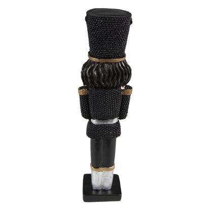 Notenkraker beeld 16 cm zwart kunststof