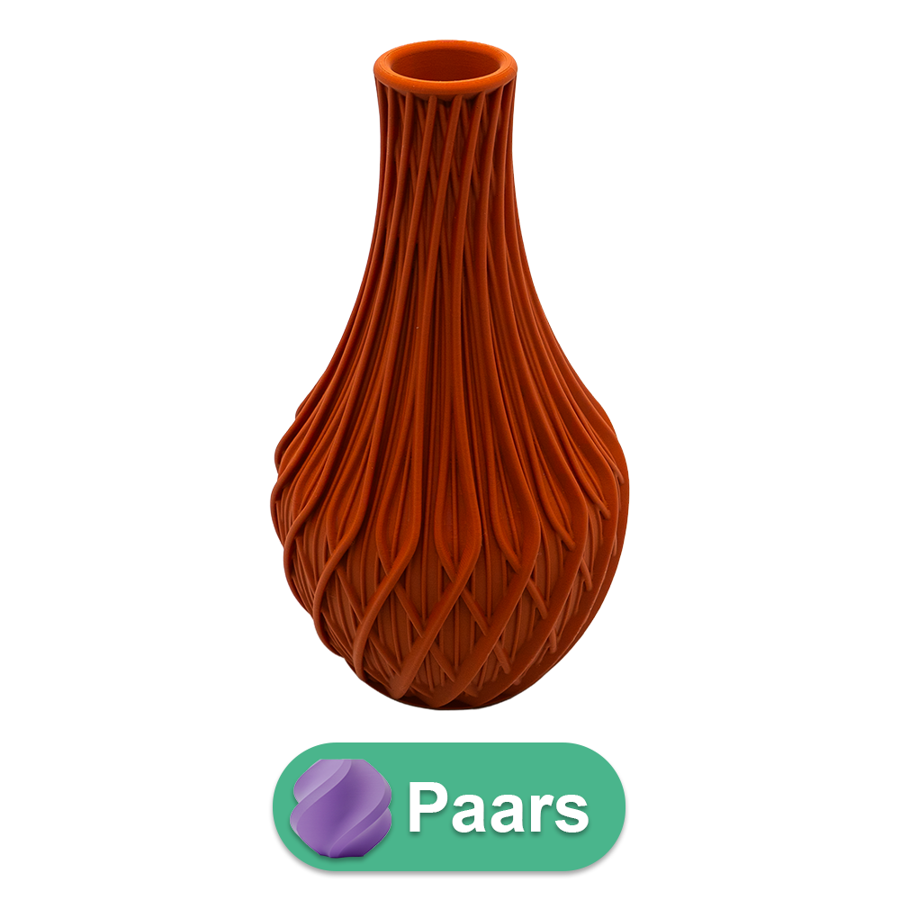 3D vaas 20 cm donker blauw PLA