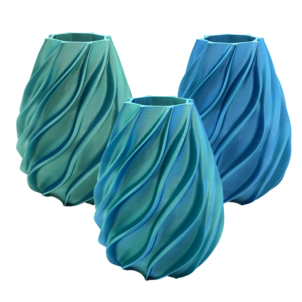 Oliva 3D vaas - 3D geprinte vaas - Duurzaam PLA - Geschikt voor kunstbloemen