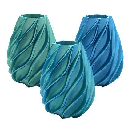 Oliva 3D vaas - 3D geprinte vaas - Duurzaam PLA - Geschikt voor kunstbloemen