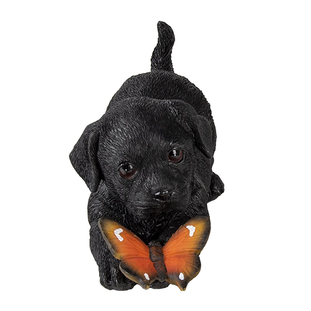 Figure Dog 20x8x11 cm Black Plastic Home Accessories