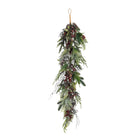 Bodi Droplet-shaped Christmas Garland - L110 x W18 x H10 cm - Bordeaux