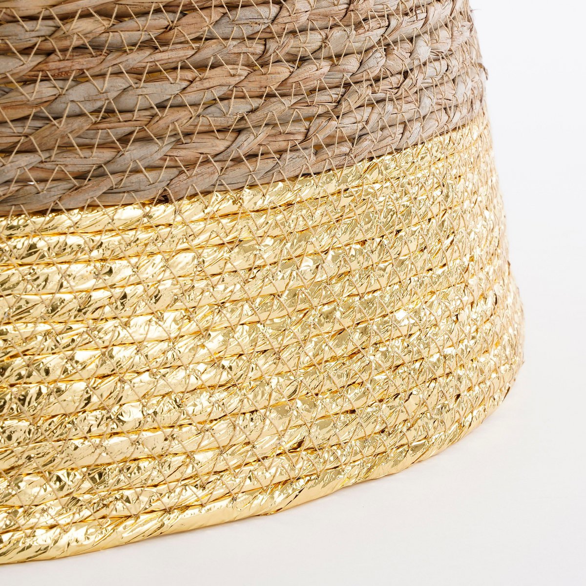 Kerstboomrok 50 cm goud zeegras