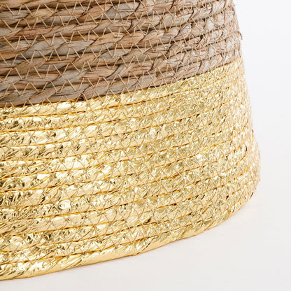 Kerstboomrok 50 cm goud zeegras