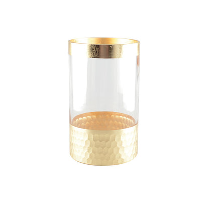 Vaas glas goud 20 cm