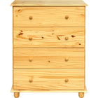 Sideboard Solid Pine Wood with Lacquered Worktops