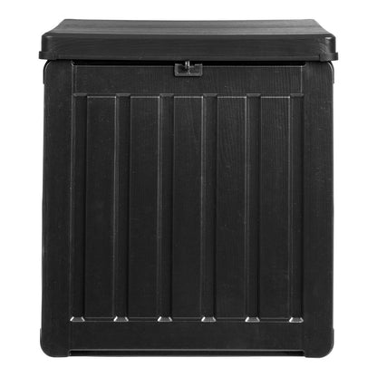 Kussendoos 76L kunststof zwart 42,8x42,8x46,4 cm