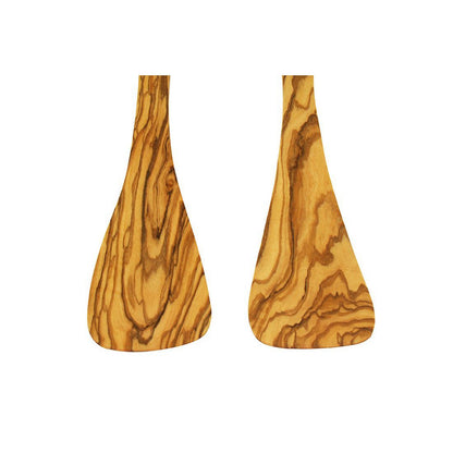 Keukenspatels olijfhout set van 2 (30 cm)