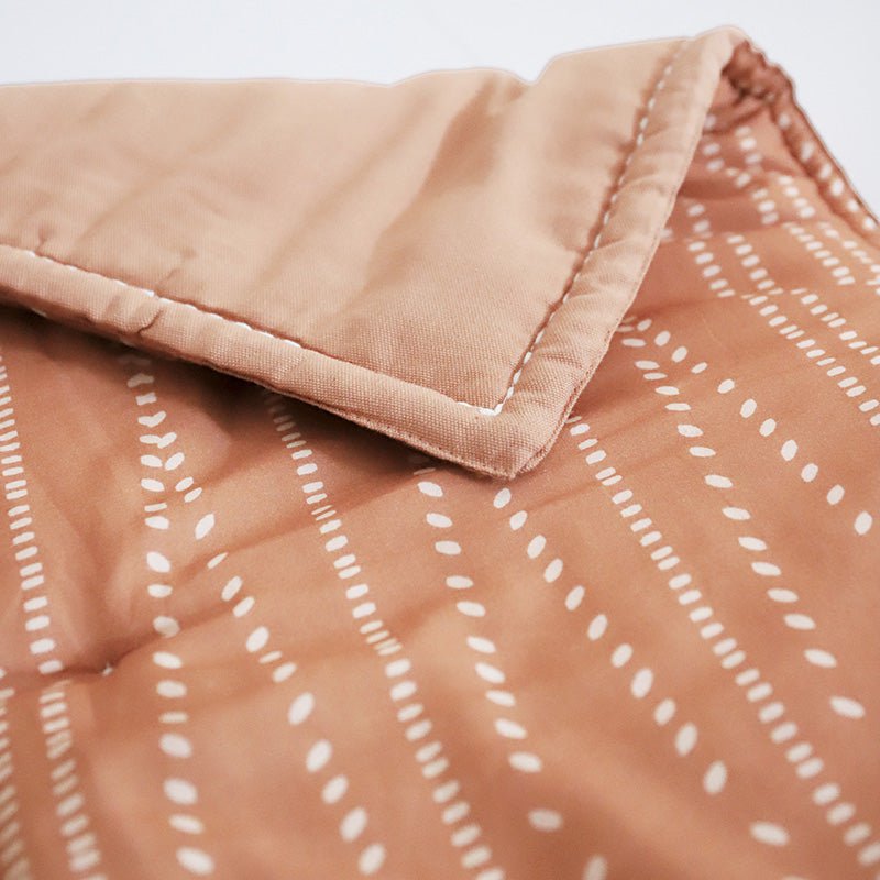NEPO TERRACOTTA baby bouncer with bohemian print