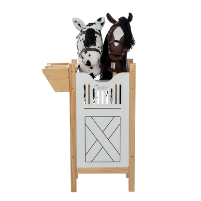 Paardenbox voor 2 stokpaarden