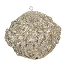 Christmas Bauble Ø 8 cm Gold Plastic Christmas Tree Decoration