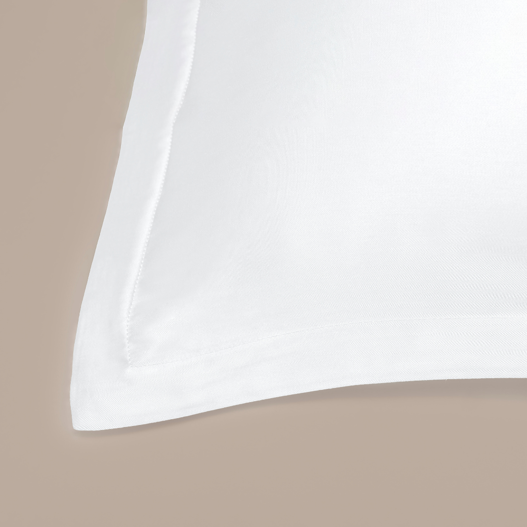 Kussensloop bamboe 60x70 cm wit