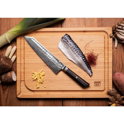 Kiritsuke mes 210 mm Damascus