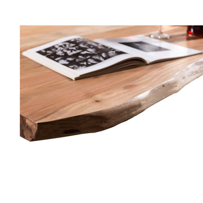 Table 160x85 cm, natural acacia, 36 mm
