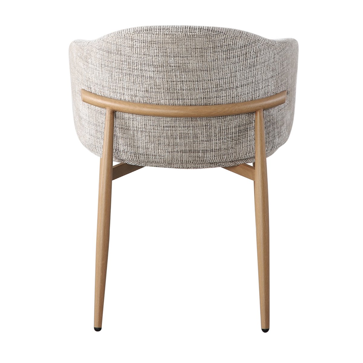 Eetkamerstoel Okura set van 2 beige 58x57.5x75.5 cm