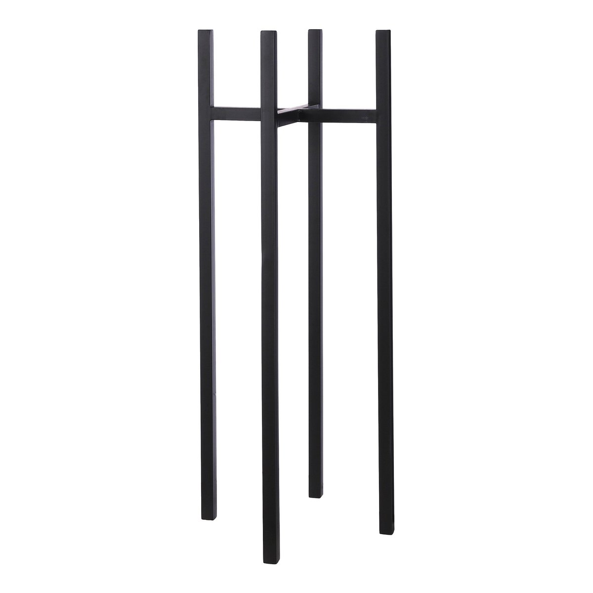 Plantenstandaard metaal 95 cm zwart