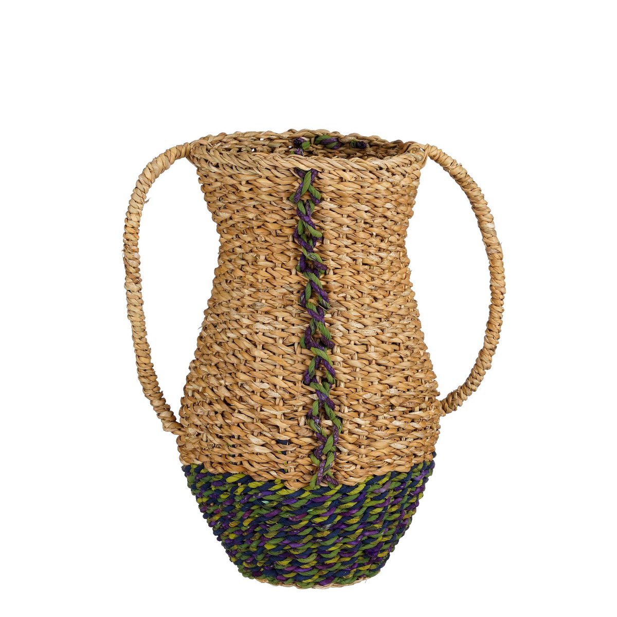 Cambridge Decorative Vase - H35 x Ø23 cm - Seagrass - Green