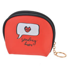 Toilettas dames 13x4x11 cm rood polyester