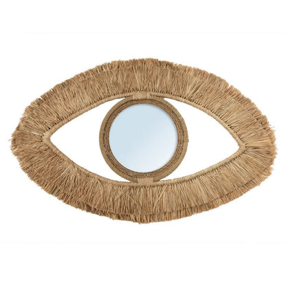 Oogspiegel raffia M naturel