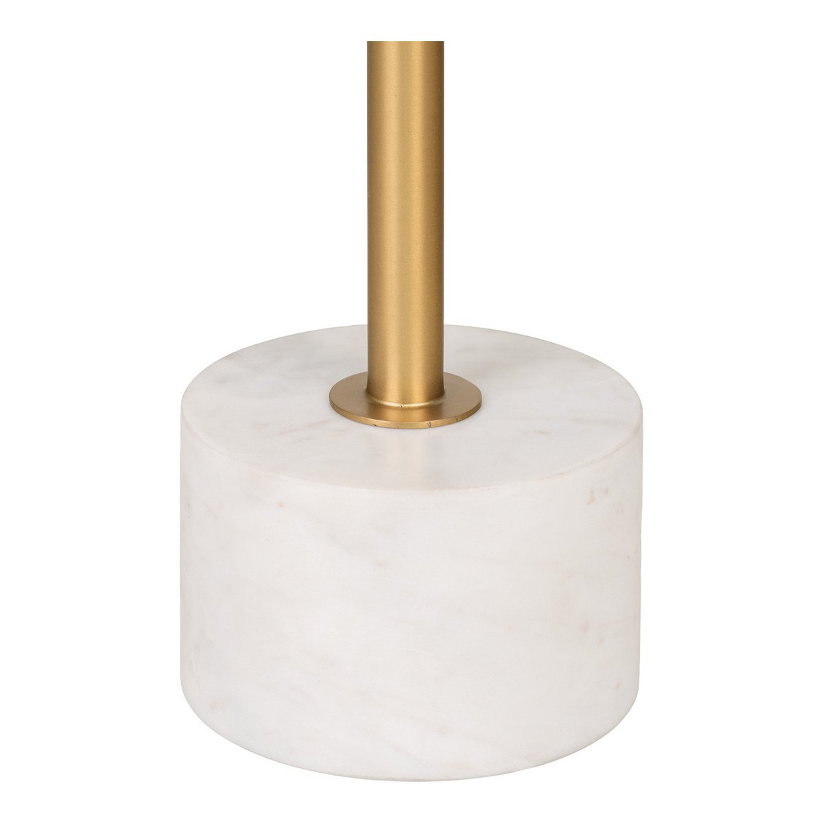 Bijzettafel messing marmer Ø41x58 cm