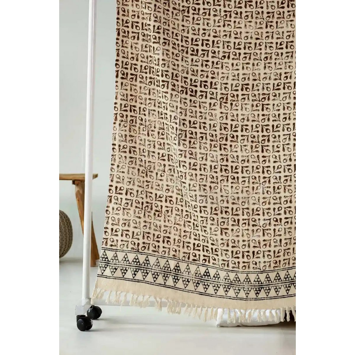 Plaid 125x180 cm katoen terracotta