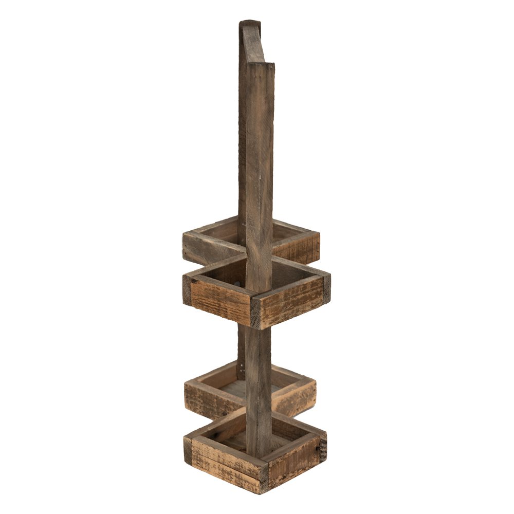 Wijnrek 27x14x42 cm bruin hout